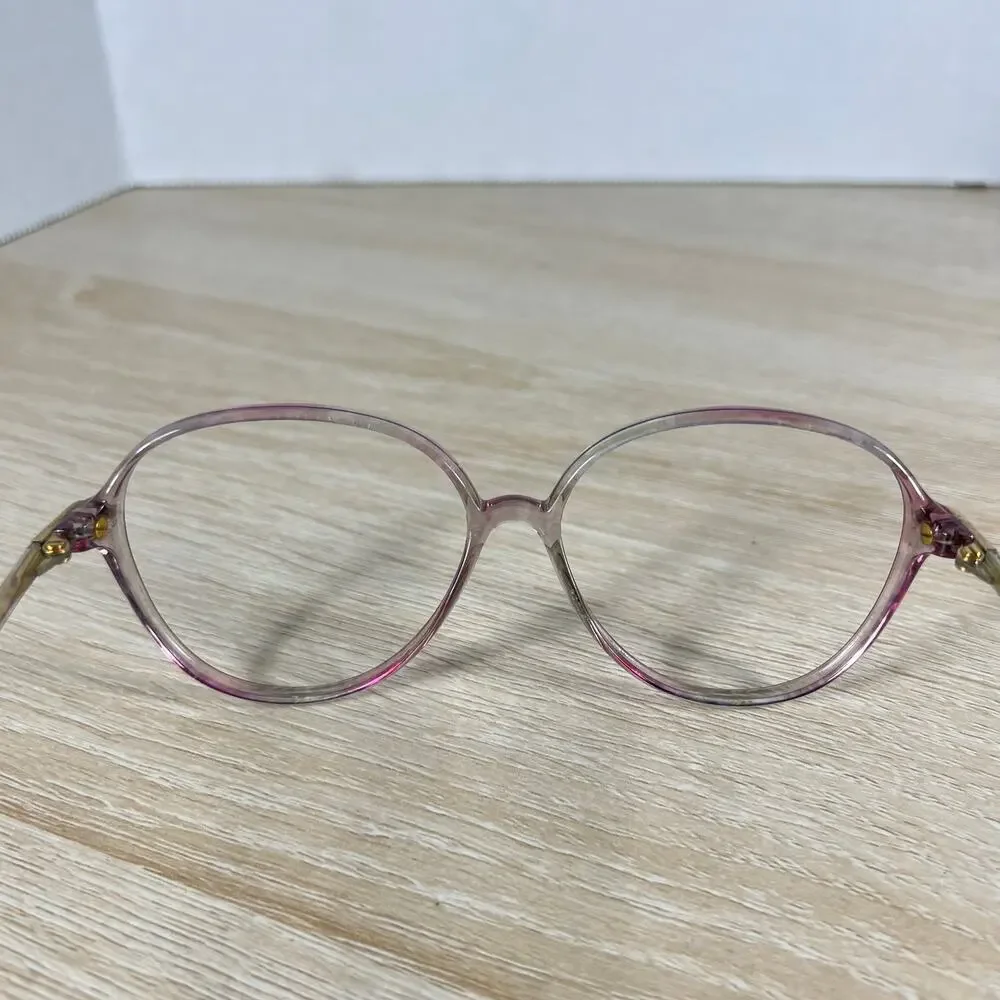 Vintage Sillhouette SPX M1763 /20 C2650 Eyeglasses Clear Purple FRAMES 53-13-130